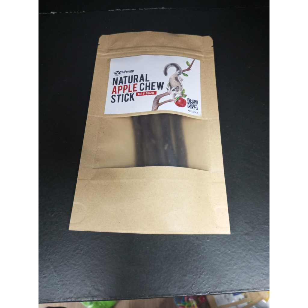 ADEWAP GLIDER Natural Apple Orchard Chew Stick Kayu Apel Gigitan Perawatan Gigi Sugar Glider