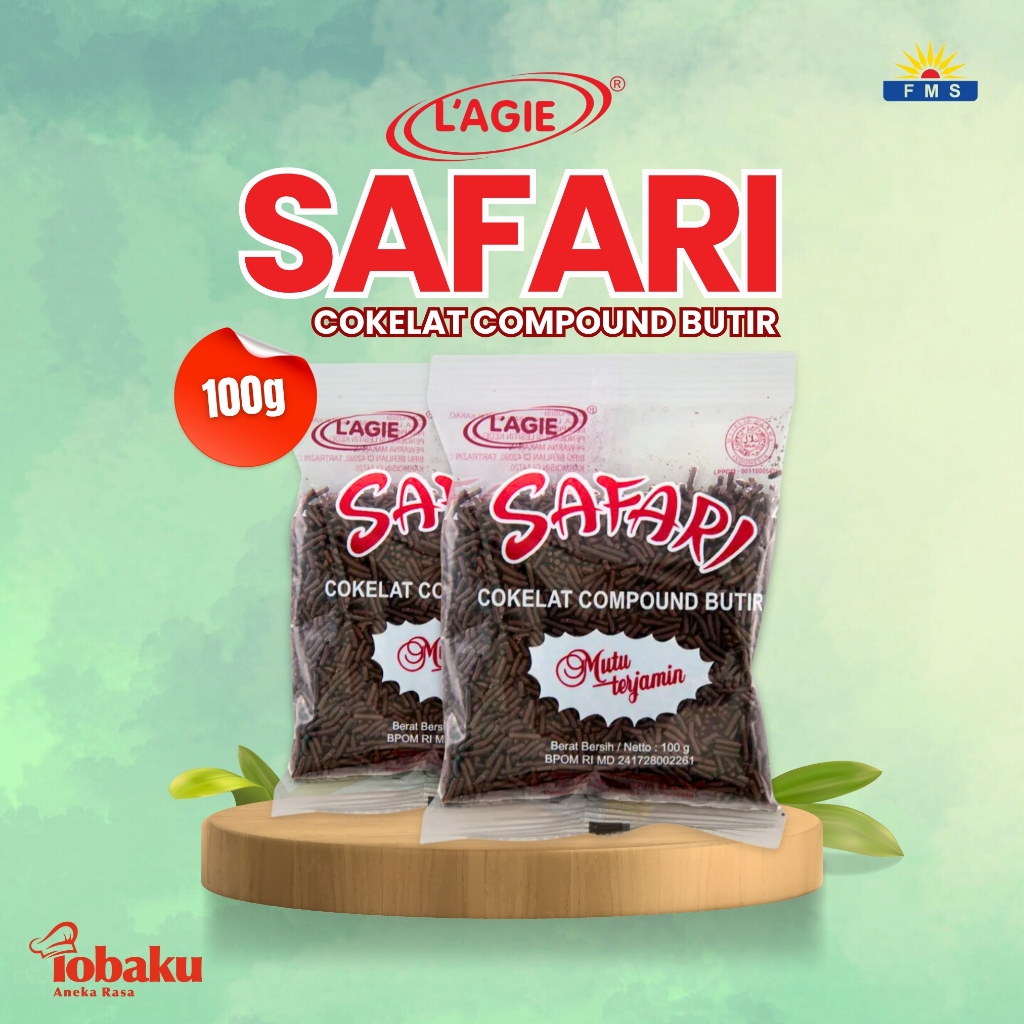 

Lagie SAFARI Cokelat Compound Butir Kemasan 100g _