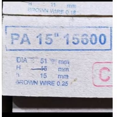 spul speaker PA 15" 15600 merk capton