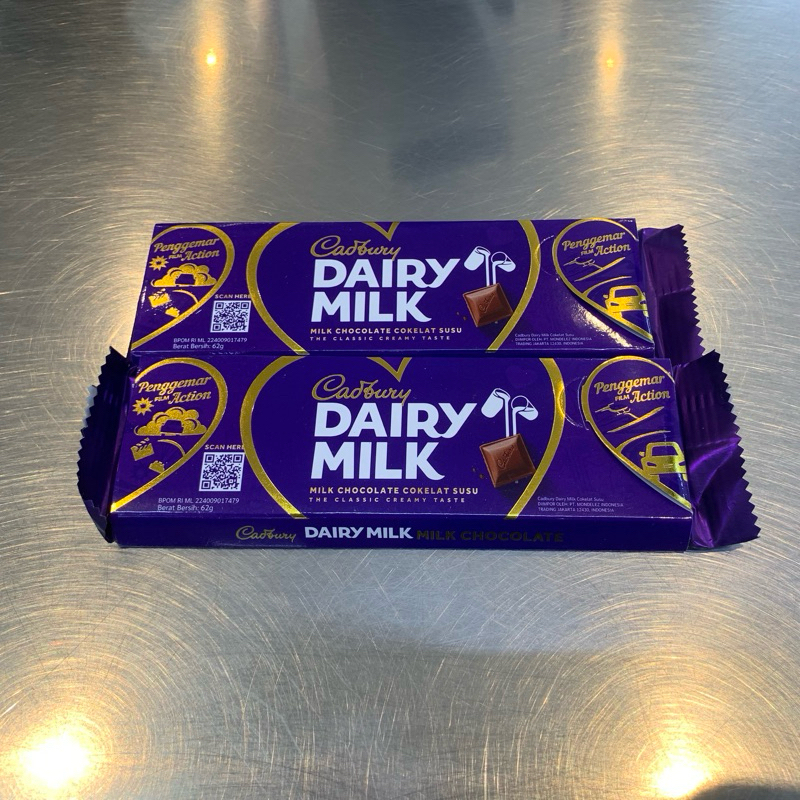 

Coklat Cadburry Dairy Milk 62G