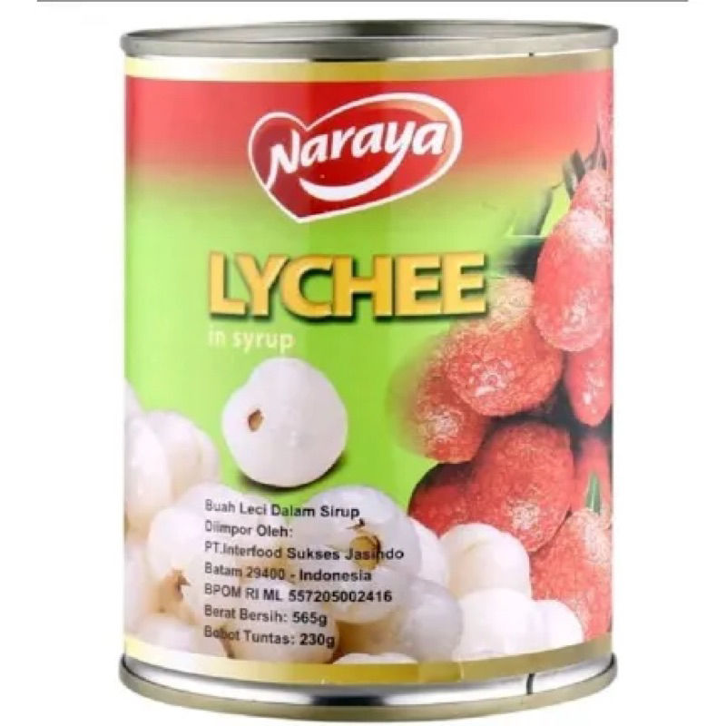 

Naraya Lychee in syrup