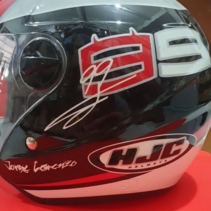 Helm Original Yamaha HJC Special Edition Jorge Lorenzo