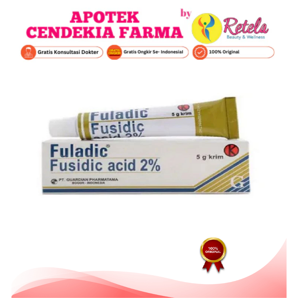 FULADIC 2% CREAM 5GR (FUSIDIC ACID)