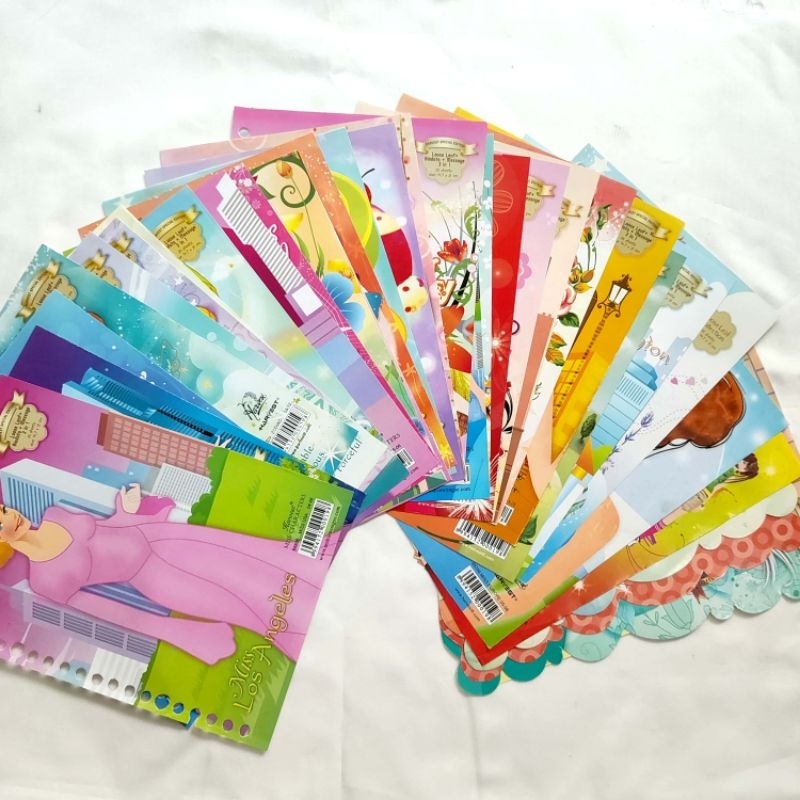 (HARGA PER LEMBAR) Kertas Binder A5 Cover Pembatas / Kertas File A5 - Series Cover Harvest dan Non H