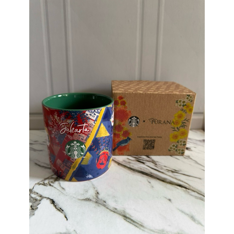 Starbucks Mug Purana Jakarta 16oz/473ml RARE