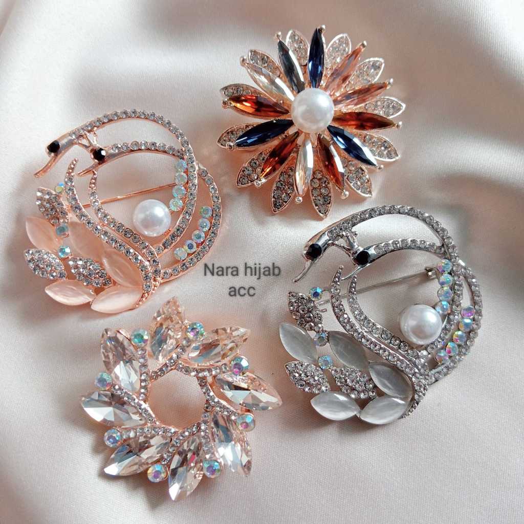Bros Mutiara Bunga / Bros Jilbab Cantik 2025 Korea Premium