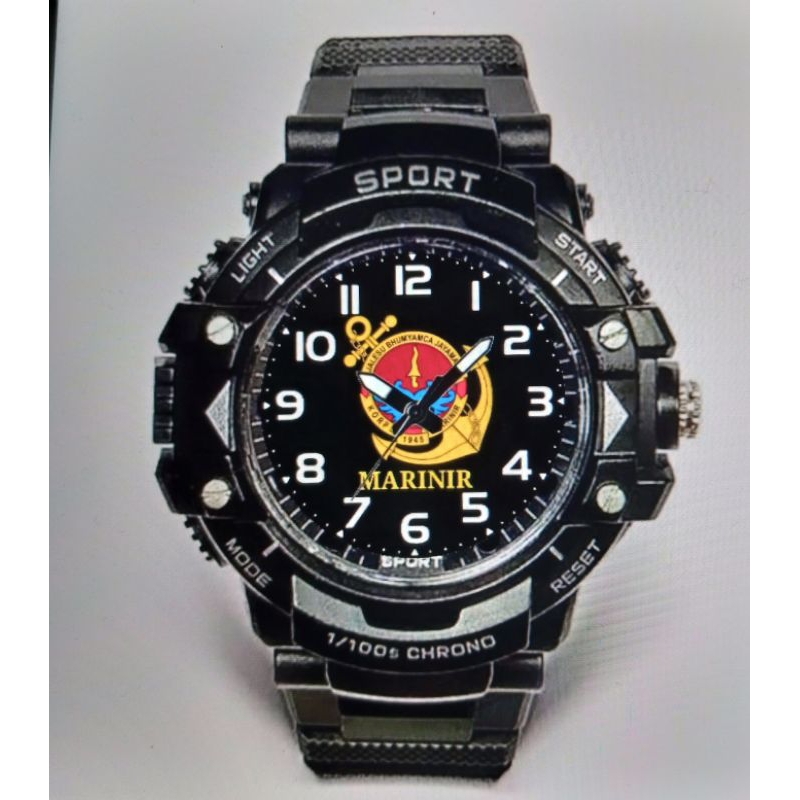 JAM TANGAN LOGO TNI POLRI