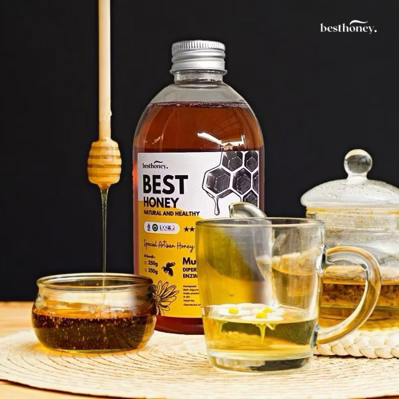

COD Best Honey - Madu Asli Madu Multiflora Original - 350gr