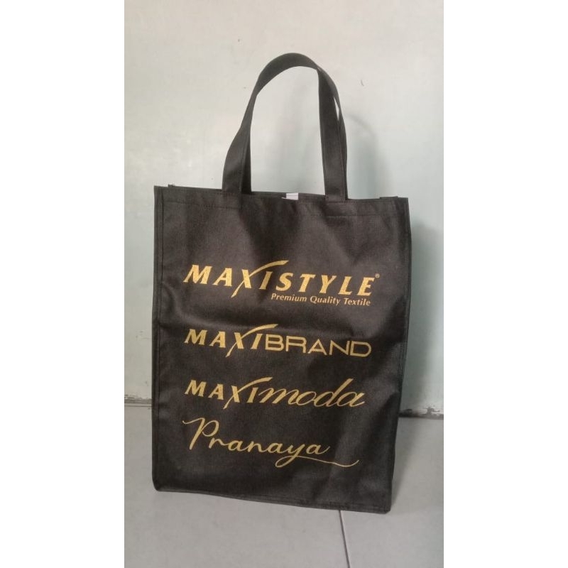 

TAS PROMOSI TOKO SABLON GOLD/TAS HAMPERS CUSTOM LOGO