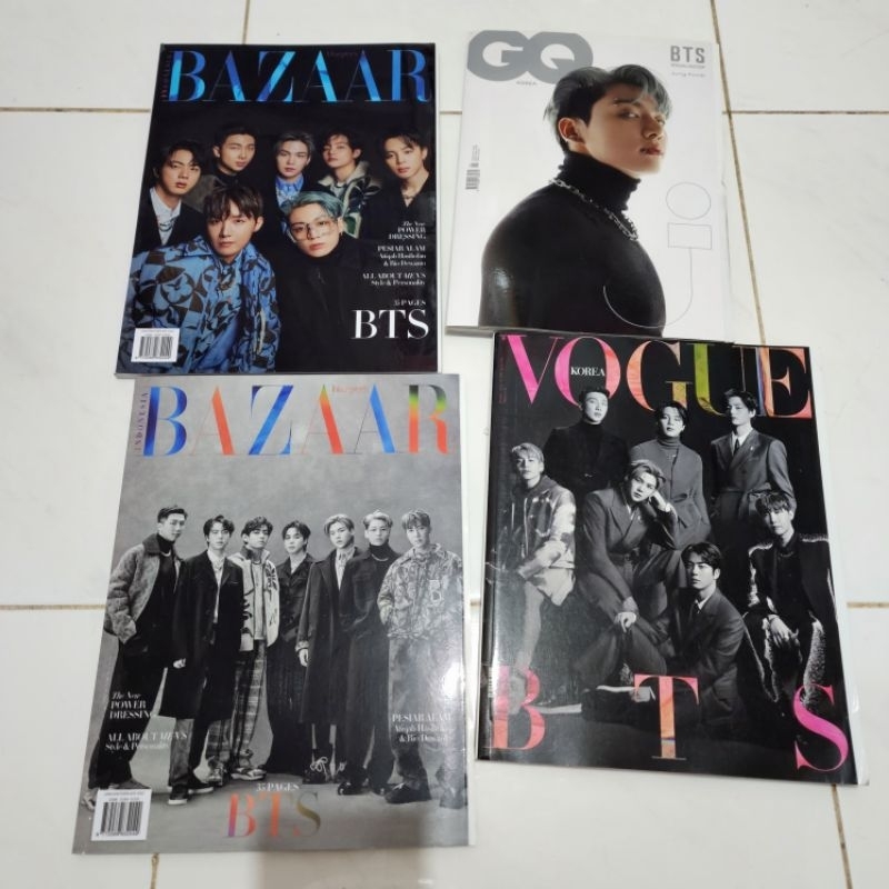 Ready GQ Korea Bazaar Vogue korea BTS Jungkook