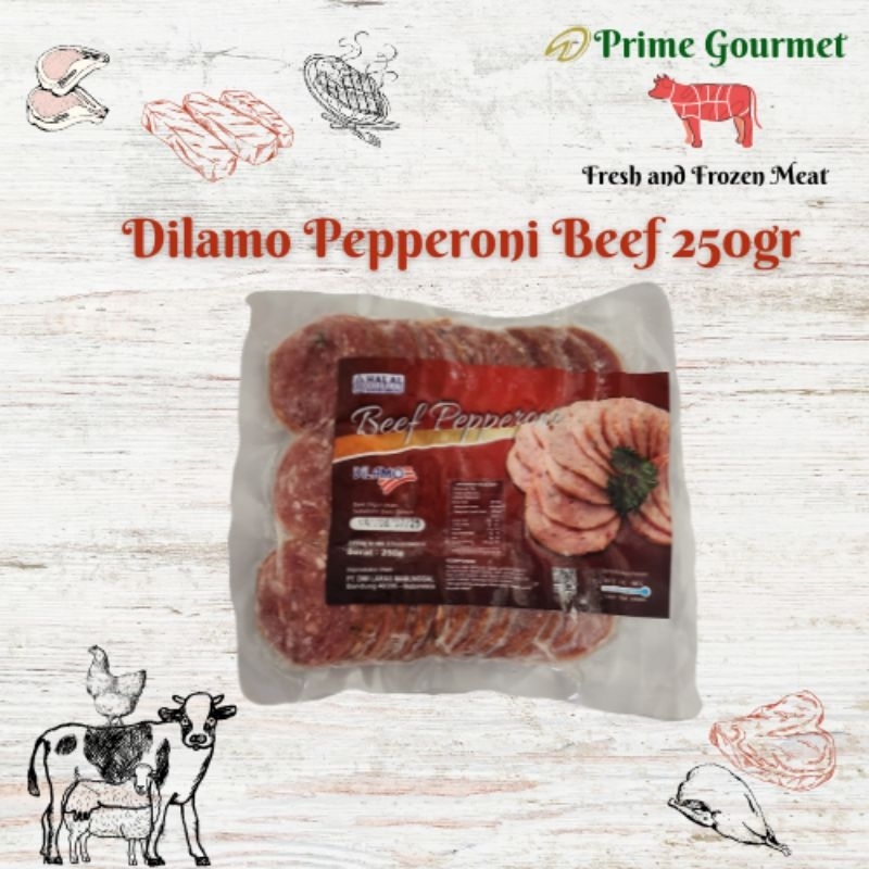 

Dilamo Pepperoni Beef 250gram