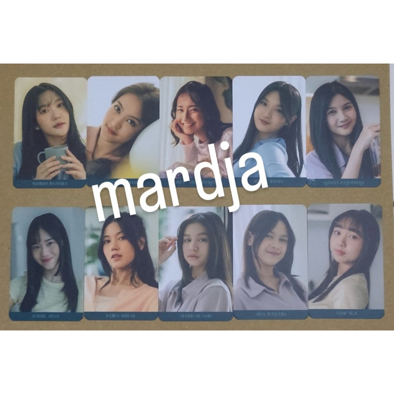 Official photocard, photopack PP PC JKT48 calendar Gaze of Dream 2025