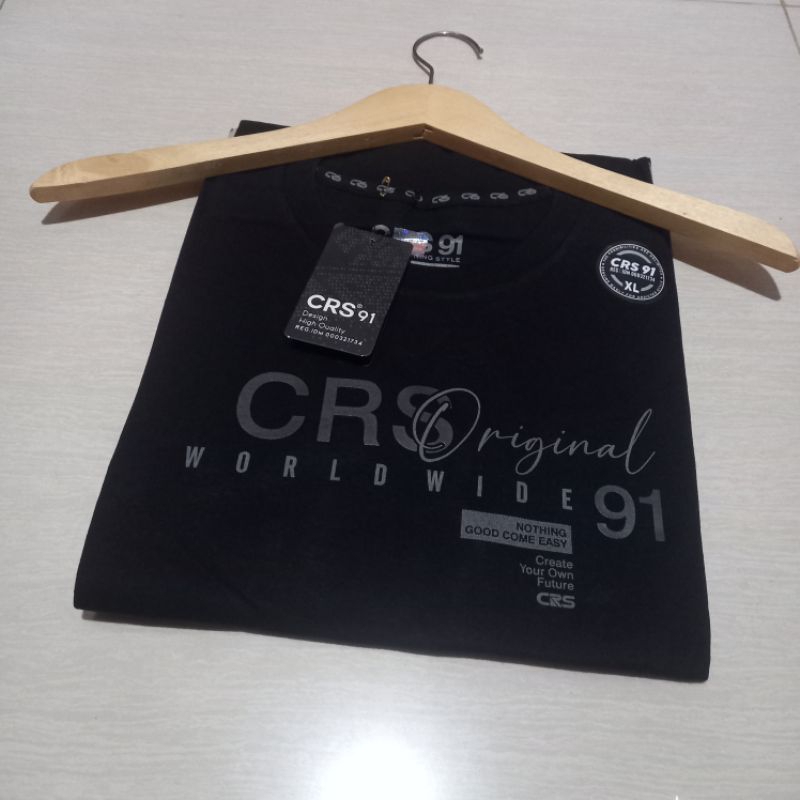 Kaos original brand crs 91/kaos pria wanita dewasa /premium/casual/best quality