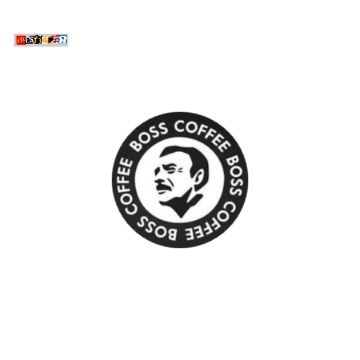 sticker suntory boss coffee logo stiker