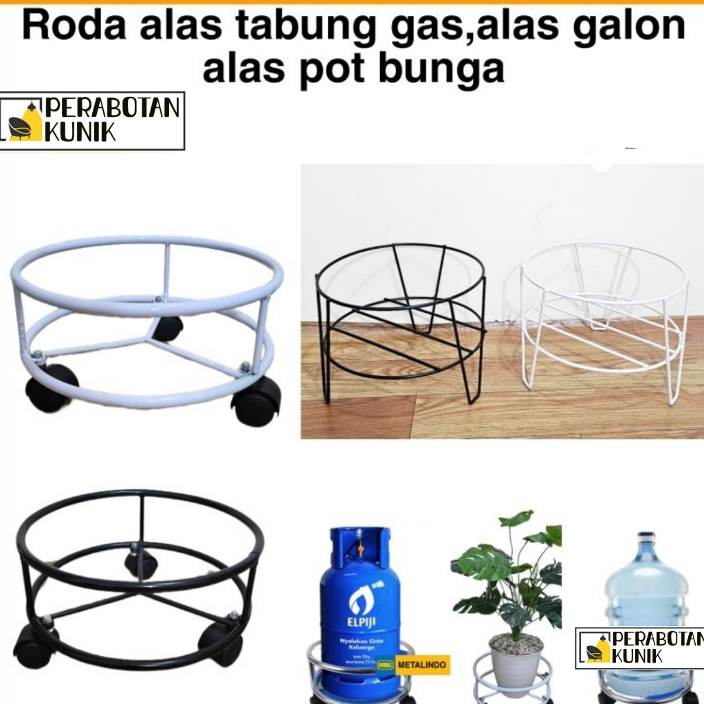 RAK TABUNG GAS RODA| RAK LPG GAS - PerabotankuUnik