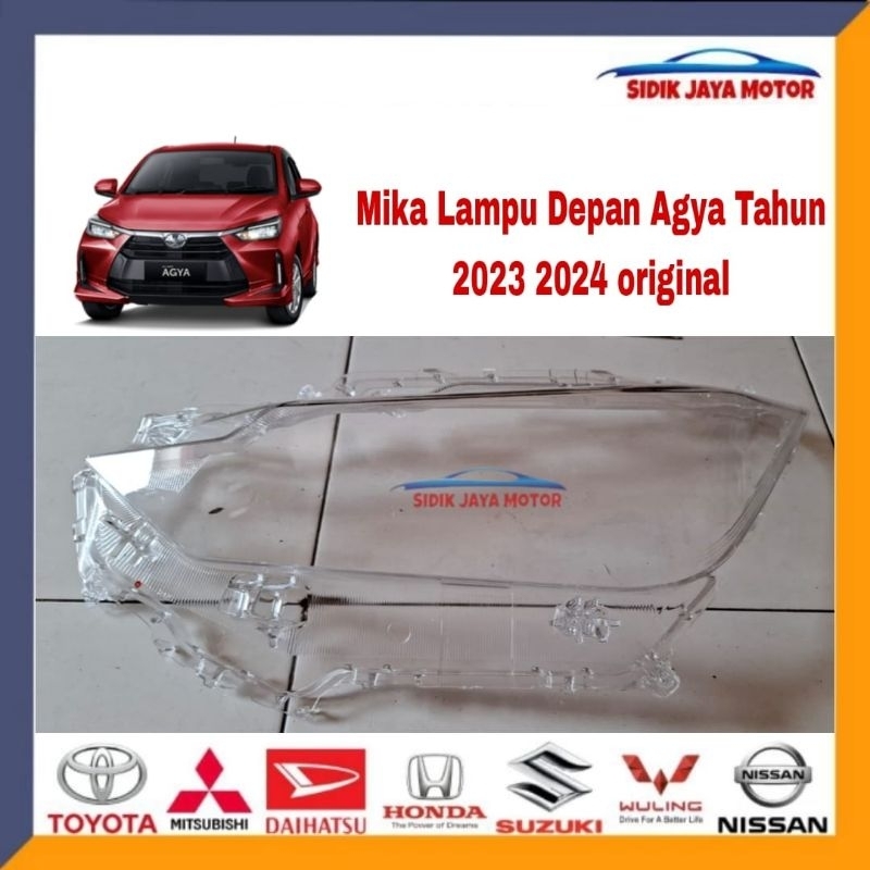 Mika Headlamp Lampu Depan Toyota Agya Original 2023 2024 mika lampu depan agya terbaru