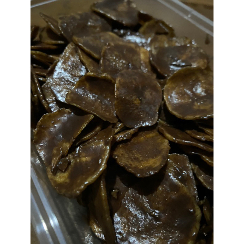 

keripik pisang rasa coklat