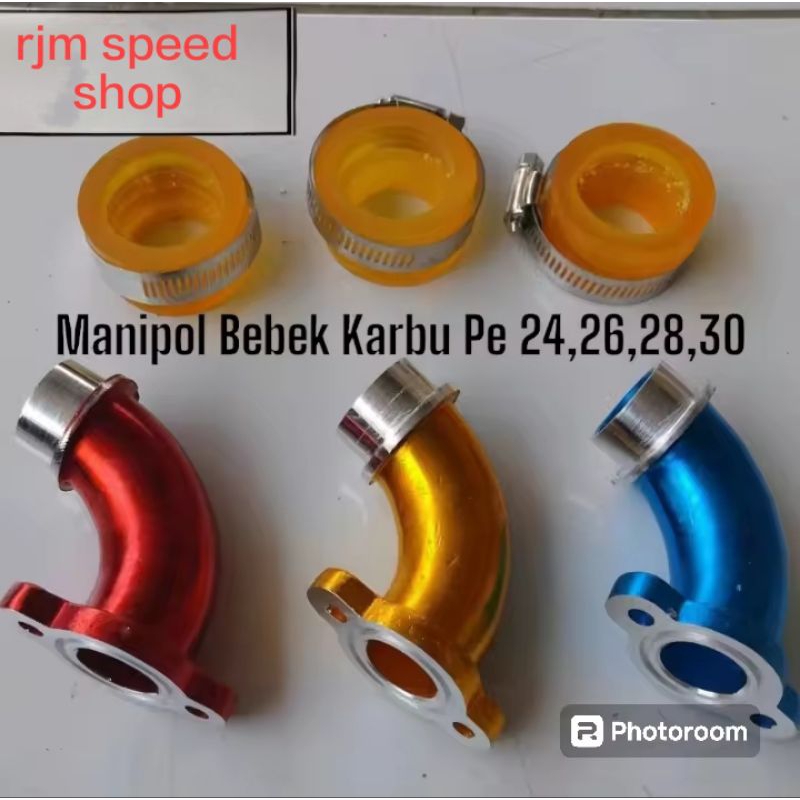 Manipol Manifold Teflon Bebek Karbu Pe 24 26 28 30 PNP Grand Karisma Prima Supra Alumunium