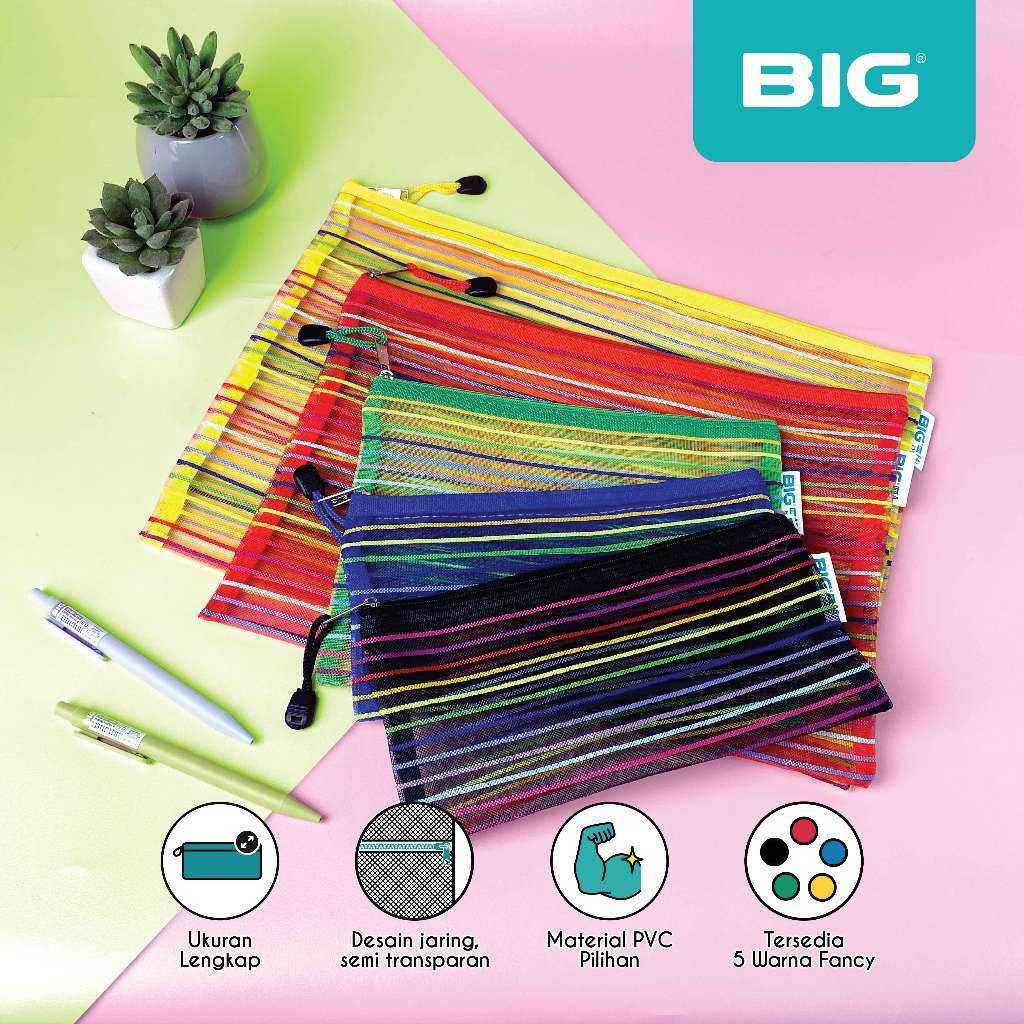 

BIG Pocket File Zipper Folder File Jaring PO-9002