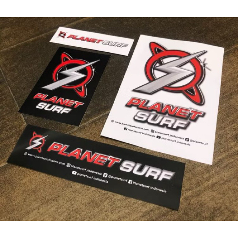 

Stiker Planet Surf 1 Paket isi 4 pcs