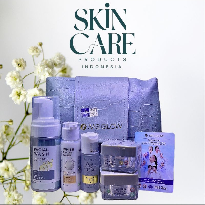 Paket Wajah ms glow 5 in 1 Acne Blemish Series