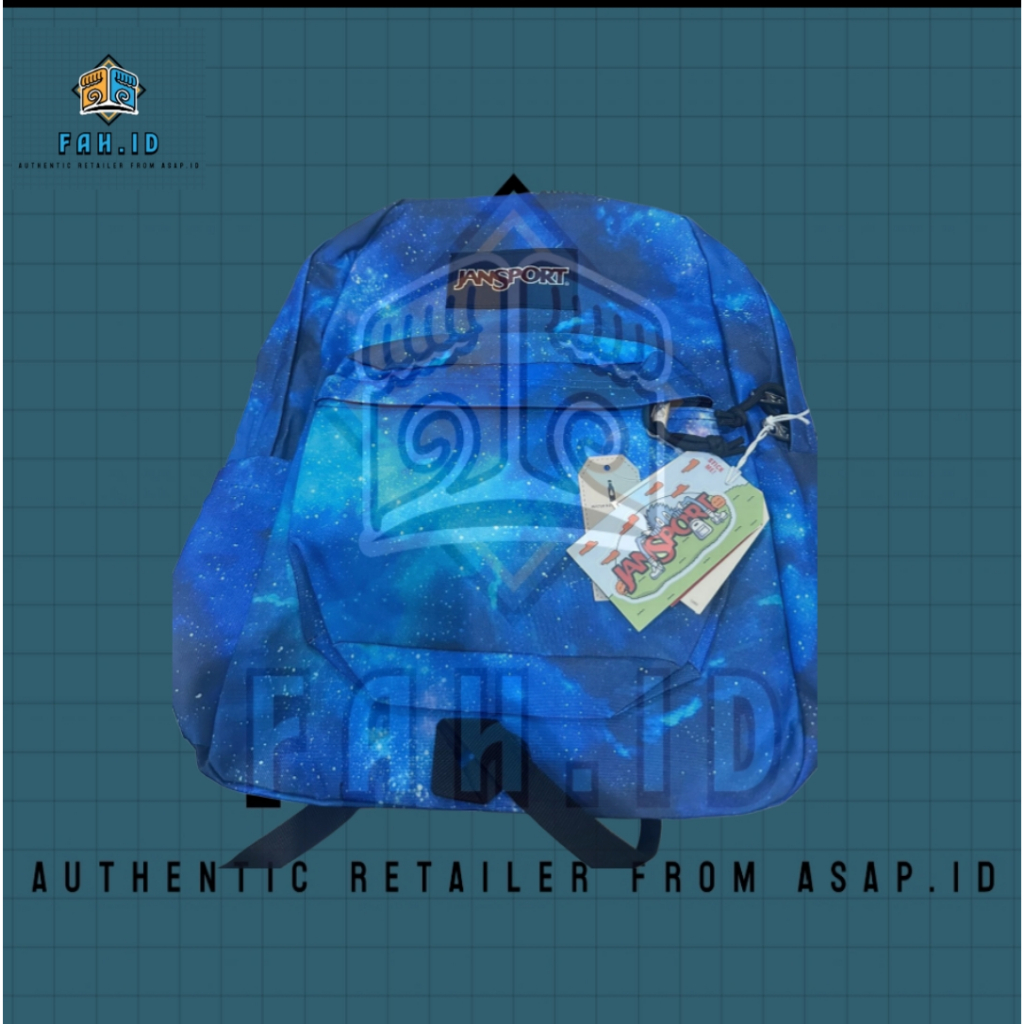 [COD✅]RANSEL JANSPORT GALAXY BLUE BACPPACK / TAS JANSPORT GALAXY BLUE BACKPACK / JS BACKPACK / TAS R