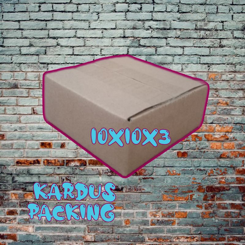 

kardus packing UK 10x10x3 kardus kecil