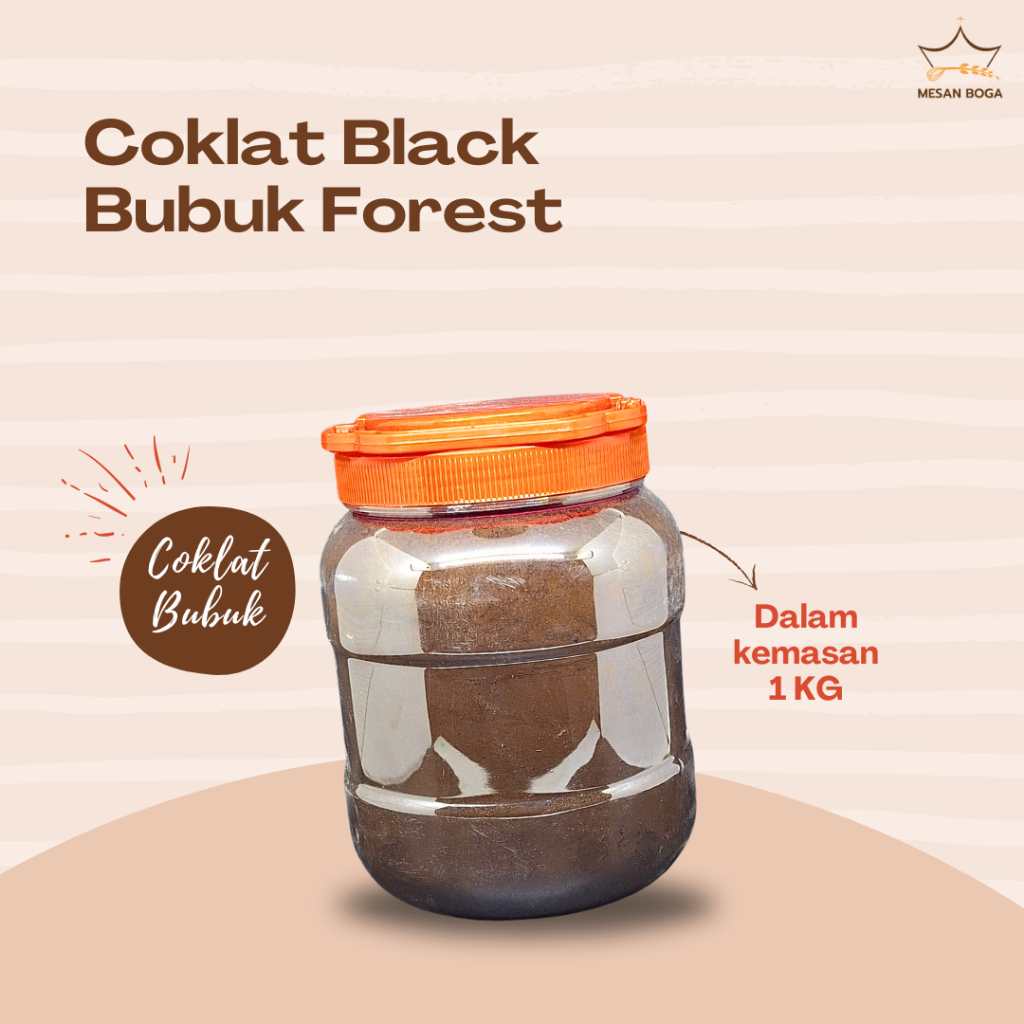 

Cokelat Bubuk Black Forest - 1 Kg