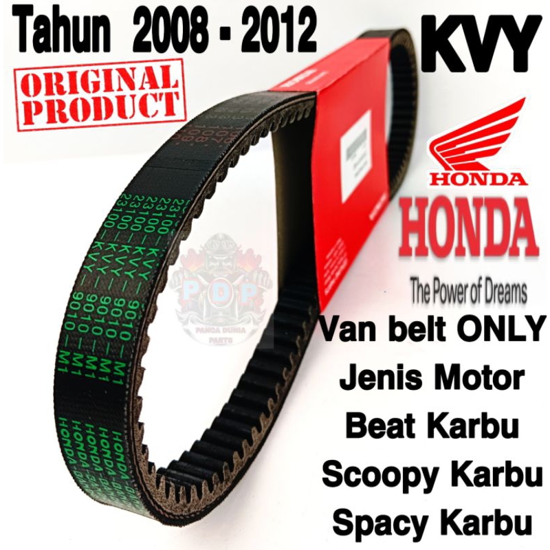 Kvy Vanbelt V-Belt KVY Beat Karbu, Karbu, Spacy Karbu Kualitas