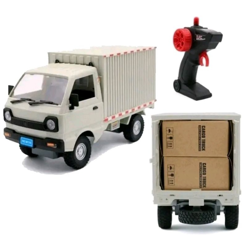 Mainan RC Truk Cargo Mainan Mobil Truk Box Pakai Remote
