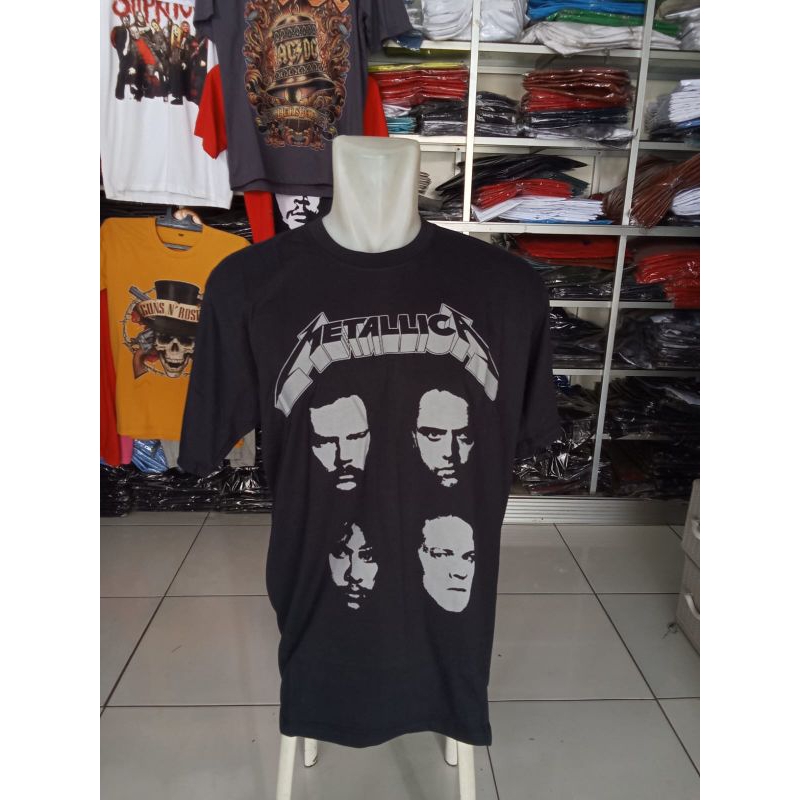 kaos musik metallika built-up 24s