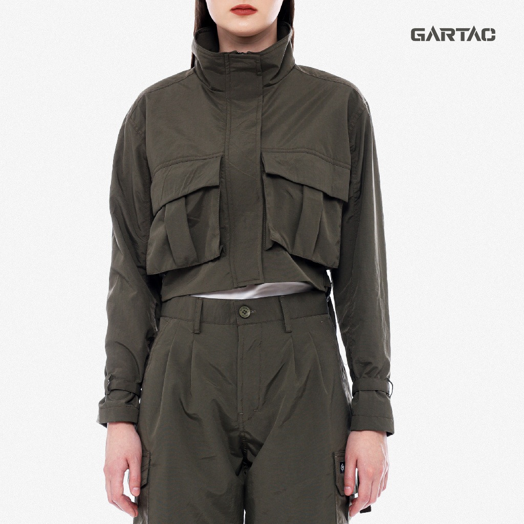 Garuda Tactical - Cropped Jacket - Jaket Anti Air Wanita - Jaket Outdoor