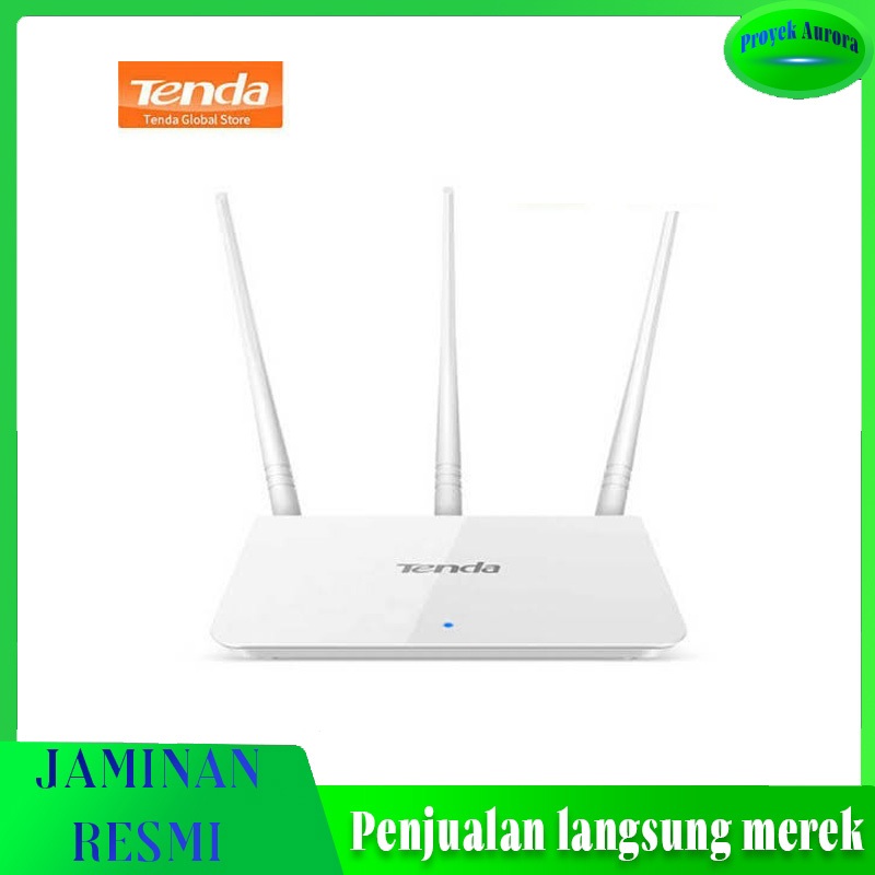 Tenda F3 Wireless Router 300Mbps 3 Antena barang bekas