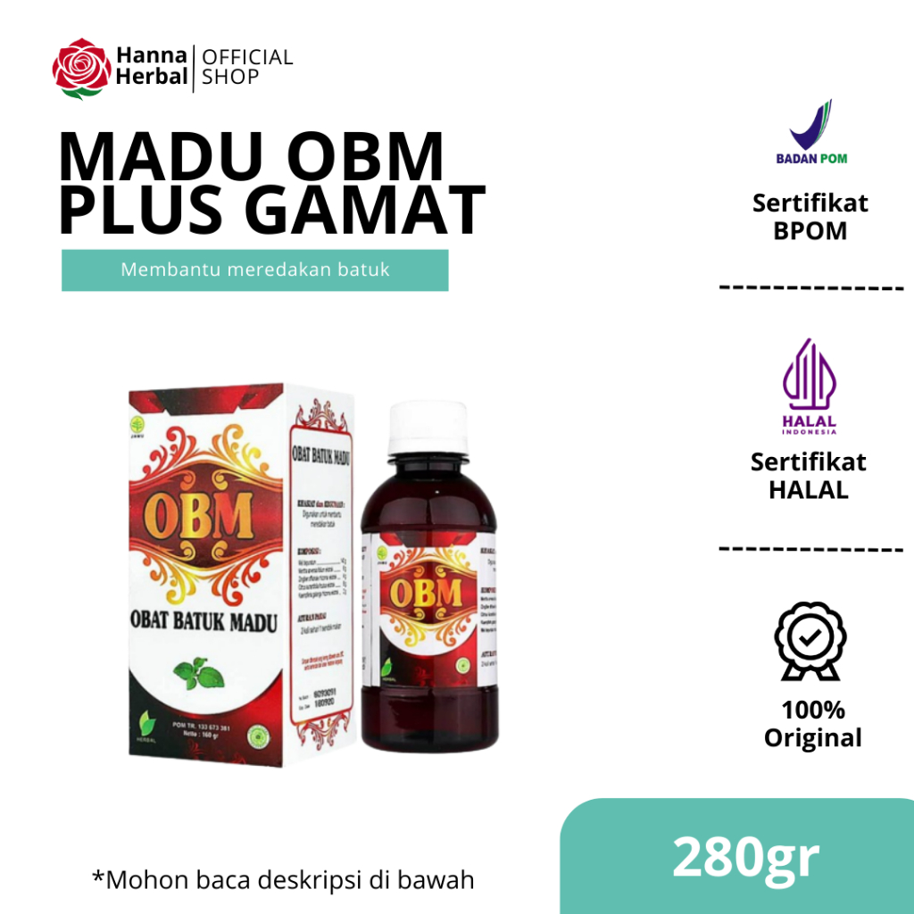 

MADU OBM PLUS GAMAT 280GR ORIGINAL 100%