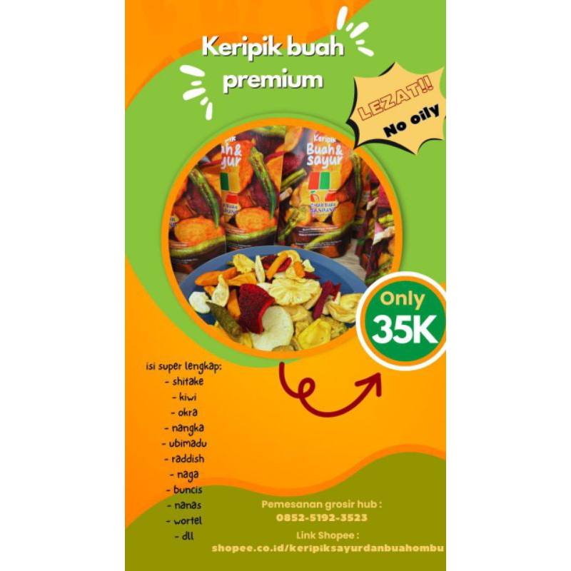 

keripik buah sayur