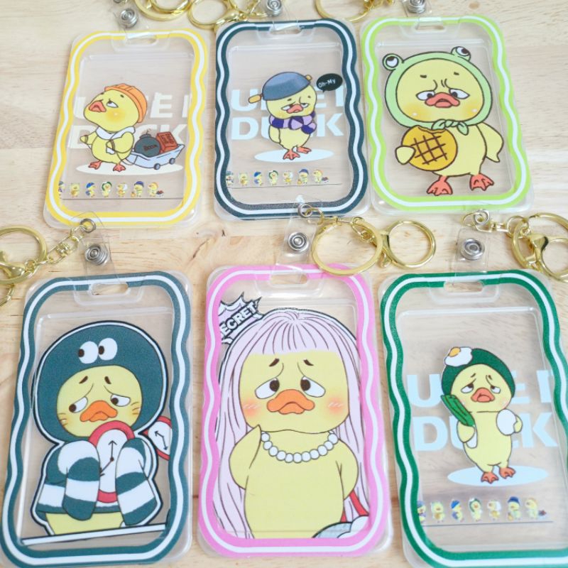 

Id tag nama gantungan kunci UPSET DUCK