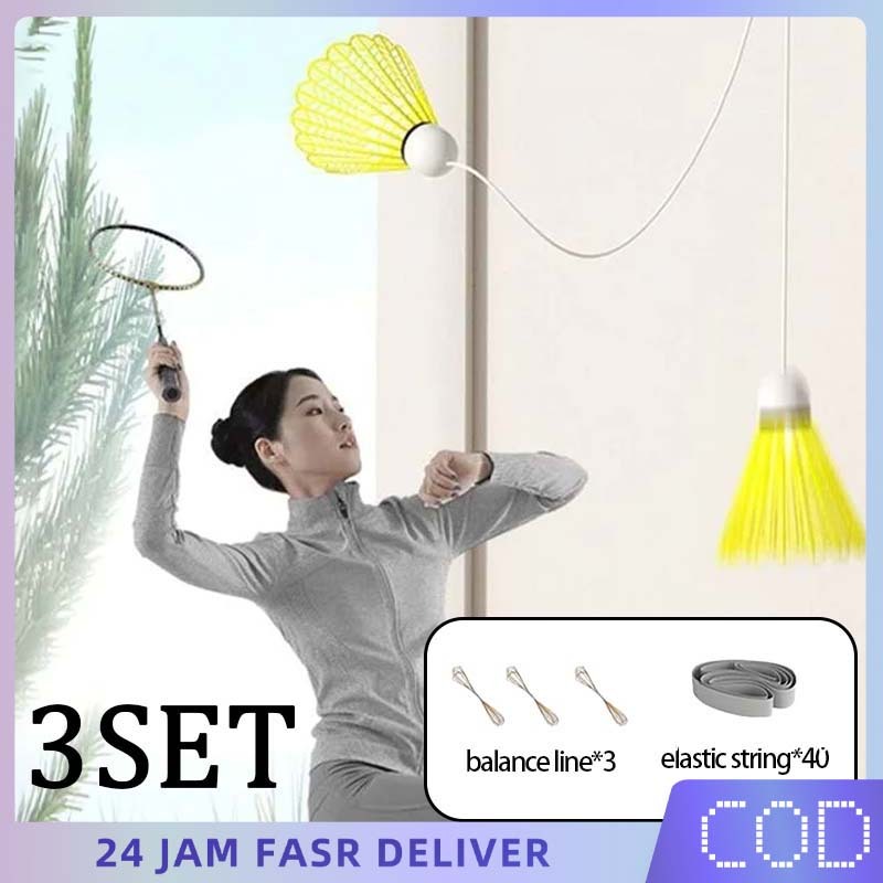 Set Latihan Badminton Badminton Trainer Rebound Badminton Trainer Set Alat Latihan Bulutangkis