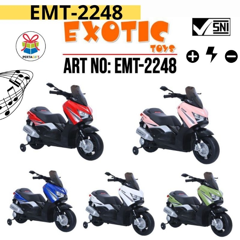 Exotic MOTORCYCLE EMT-2248  Motor Remot Mainan Anak