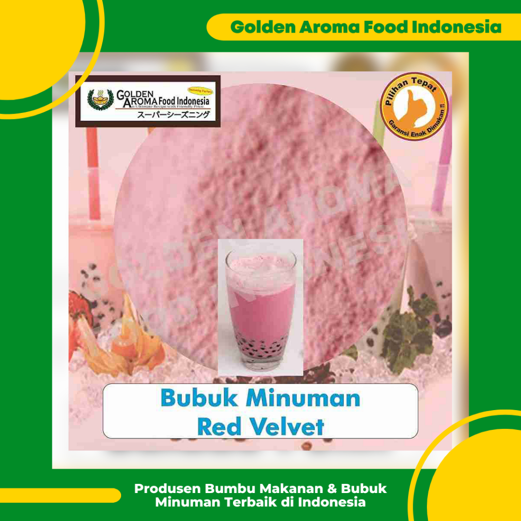 

Bubuk Minuman Red Velvet 1 Kg Drinking Powder Enak Murah Halal Aman Terbaik Bubble Drink