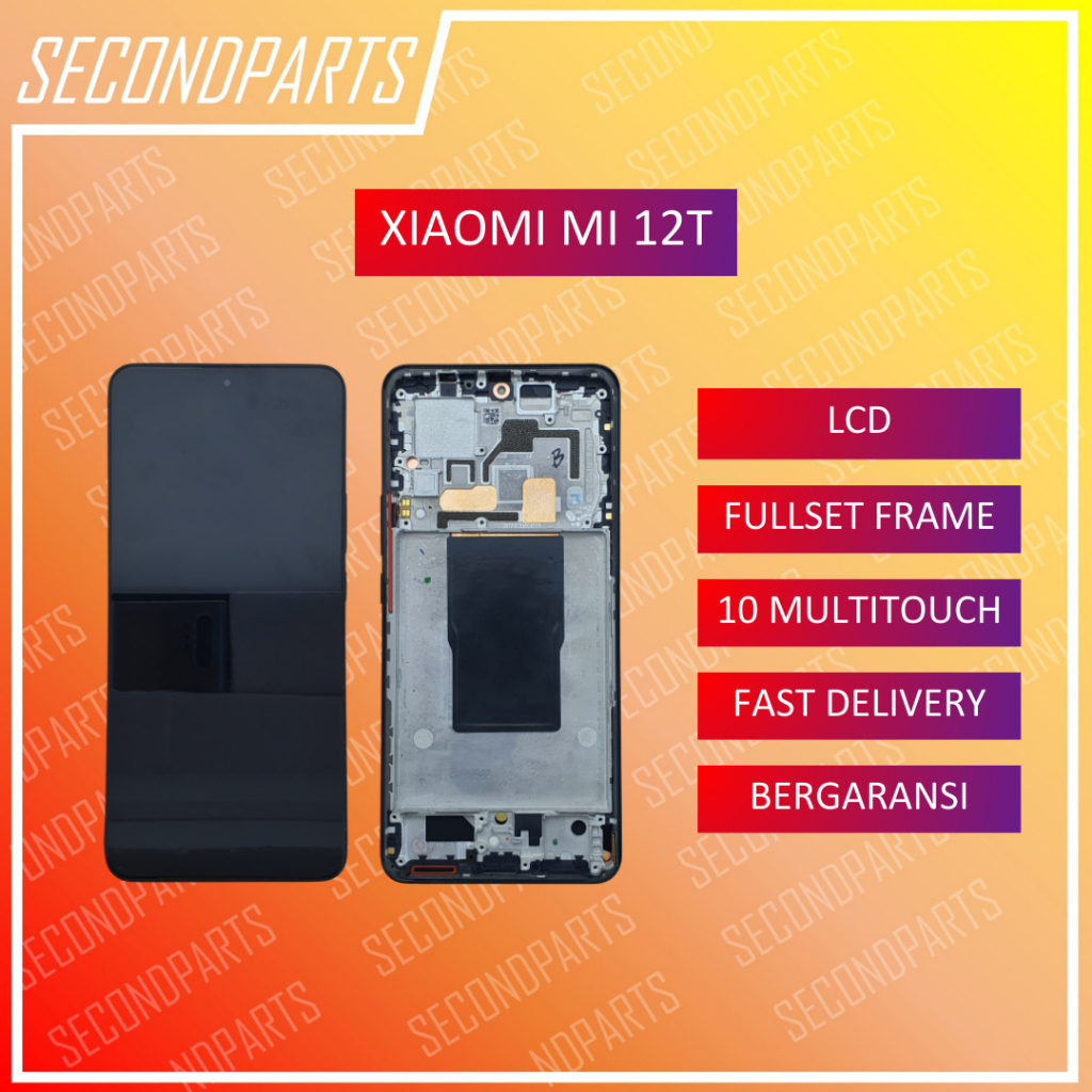 LCD FULLSET FRAME XIAOMI MI 12T MI12T ORIGINAL COPOTAN