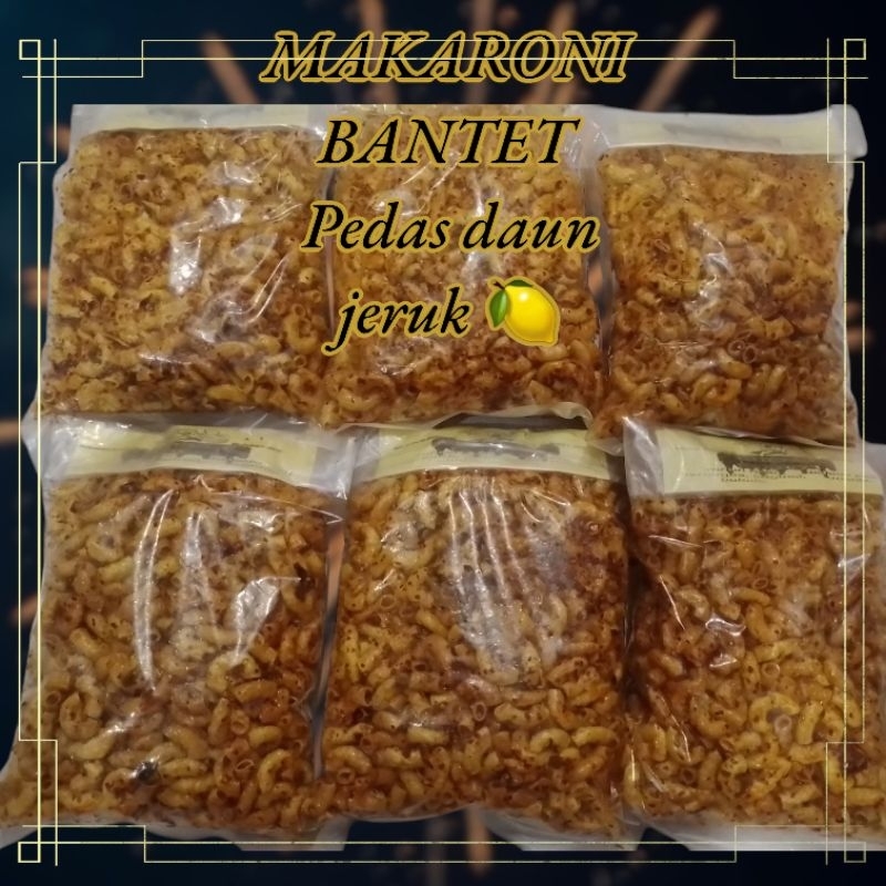

MAKARONI bantet pedas daun jeruk CAP SNACK POPEYE ISI 250gr.