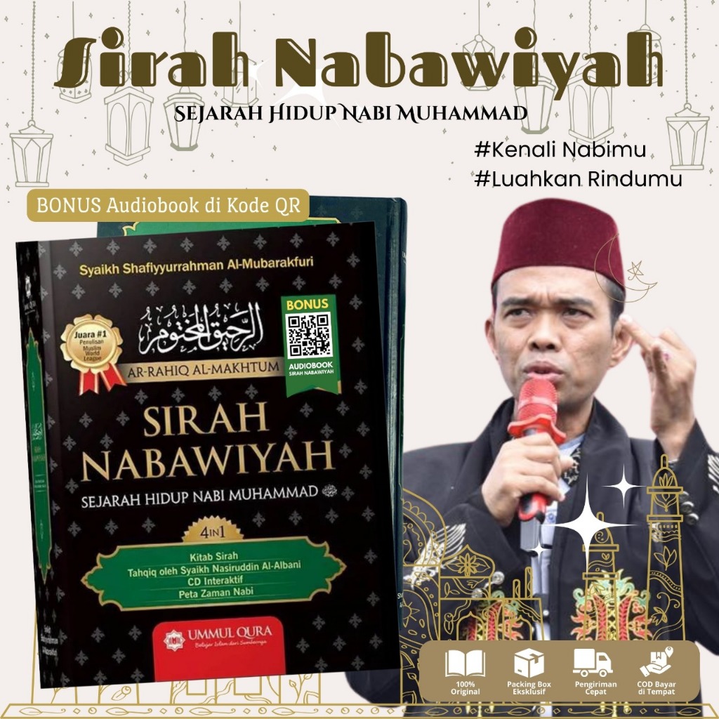 [TERBARU] Sirah Nabawiyah Penulis Syaikh Shafiyyurahman Al-Mubarakfuri. Penerbit Ummul Qura