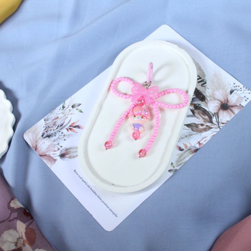 Phone Strap Hp Ring Aesthetic Premium Desain LUXURY POPMART | GANTUNGAN HP RING PHONE KOREA FASHION