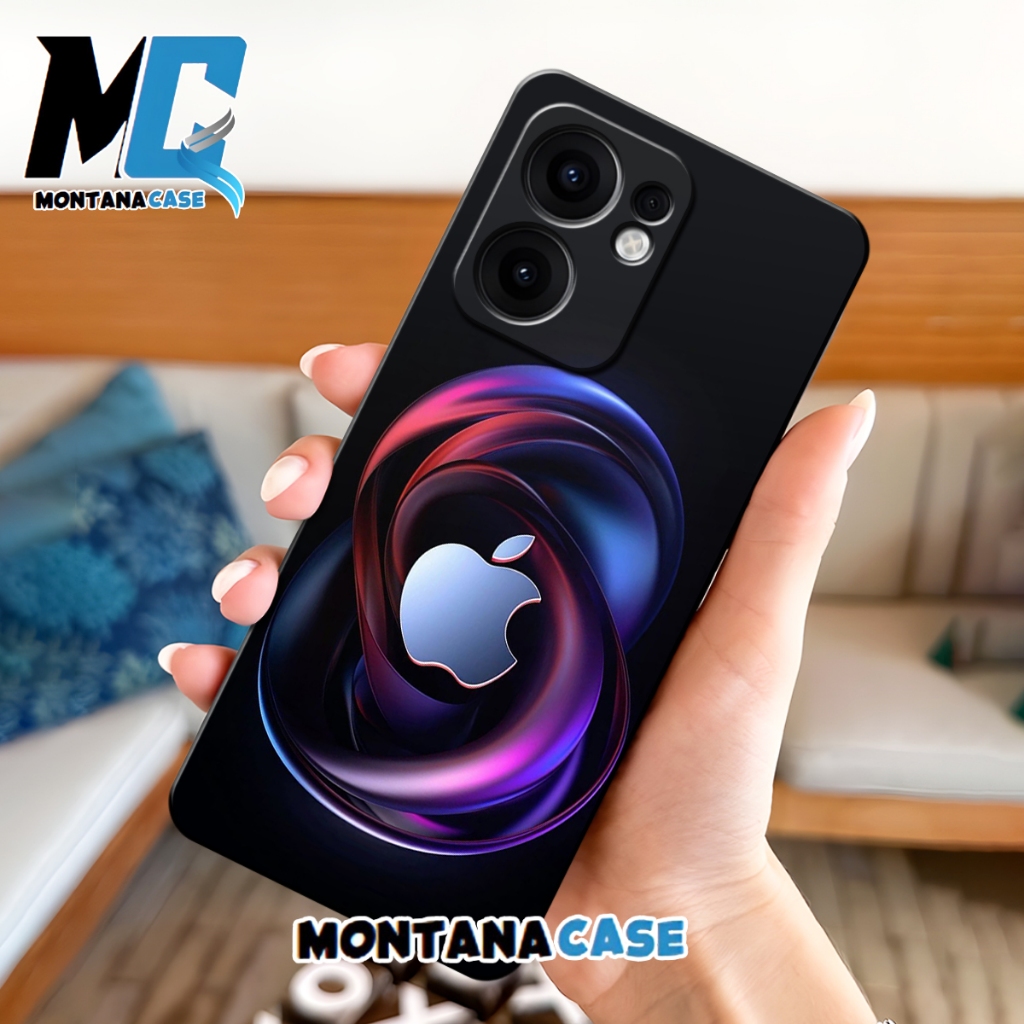 MONTANACASE - Soft Case Oppo Reno 13F 4G/5G Terbaru 2025 Case Fashion Motif Iphone UV Cassing Tahan 