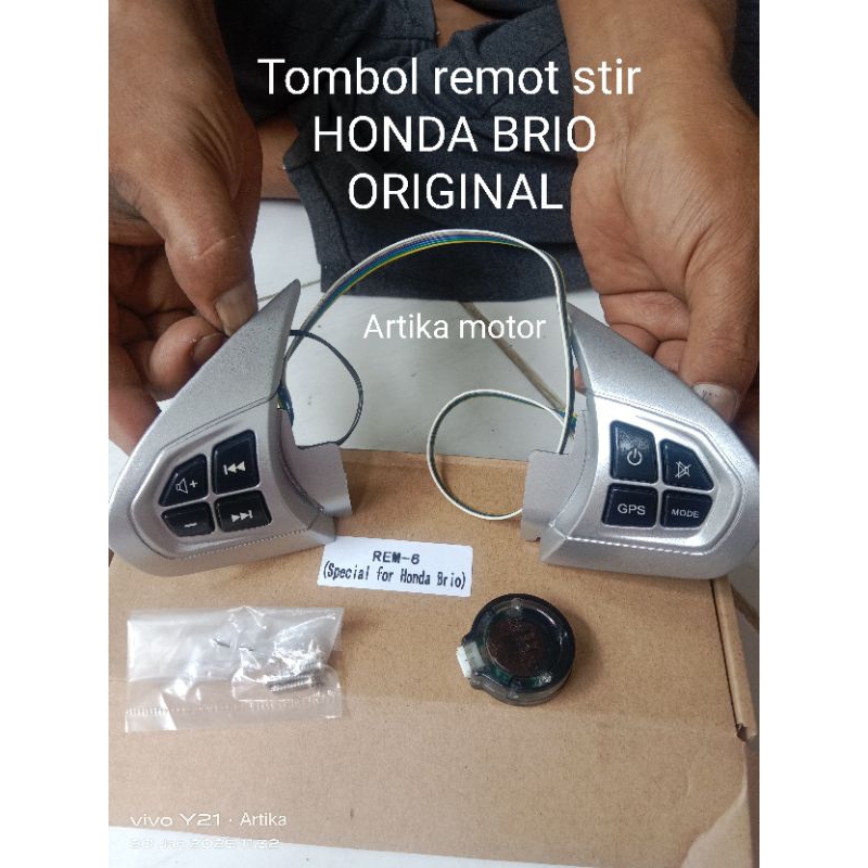 Tombol Remot Stir HONDA BRIO Original Satu Set