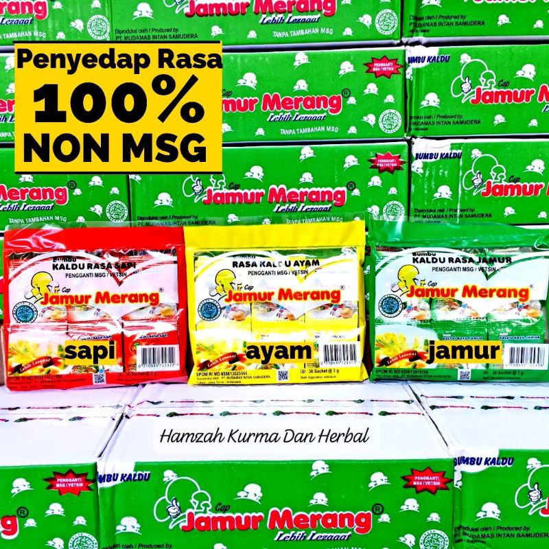 

Kaldu Sapi Non MSG | Kaldu Jamur Merang | Kaldu Ayam | Kaldu Sapi | Kaldu Jamur || Sachet Per Pack