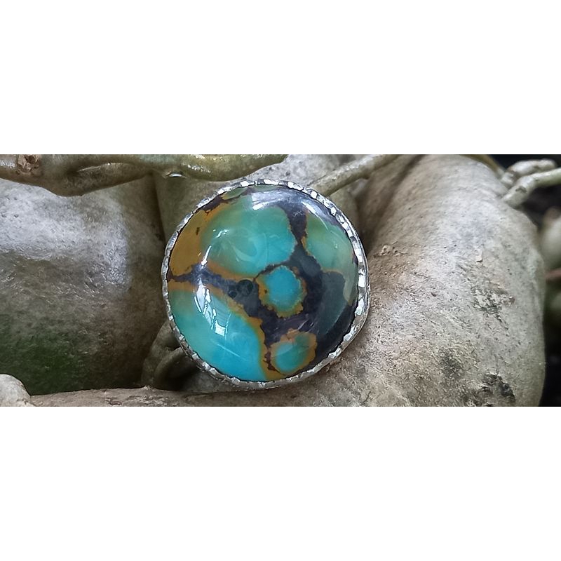 BATU PIRUS XINJIANG/HUBEI CAKEP RING PERAK HM