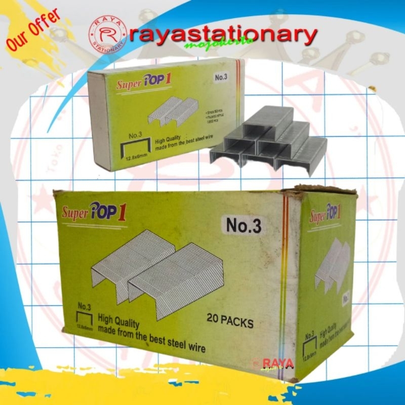 

Isi staples merek Pop 1 no 3