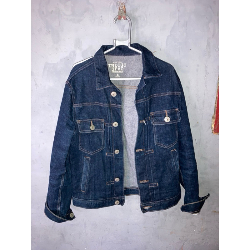 jaket denim spao salvadge