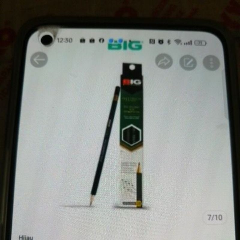 

1 Pak Pensil Big isi 12